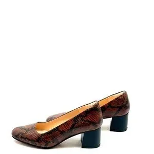 Clarks Shoes Womens Clarks Sheer Rose Reptile Print Heel